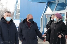Губернатор осмотрел отремонтированный ФОК в Колышлее Губернатор осмотрел отремонтированный ФОК в Колышлее