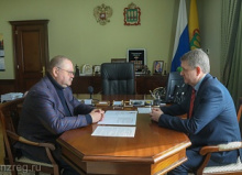 Губернатор провел рабочую встречу с директором Департамента поддержки новых бизнесов Госкорпорации «Росатом»
