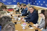 Валерий Лидин встретился с активной молодежью Валерий Лидин встретился с активной молодежью
