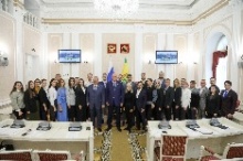 Олег Мельниченко и Вадим Супиков приняли участие в заседании Молодежного парламента Олег Мельниченко и Вадим Супиков приняли участие в заседании Молодежного парламента