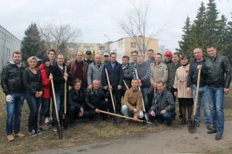 25 апреля 2015 года, общегородской субботник, организованный в рамках месячника по благоустройству.